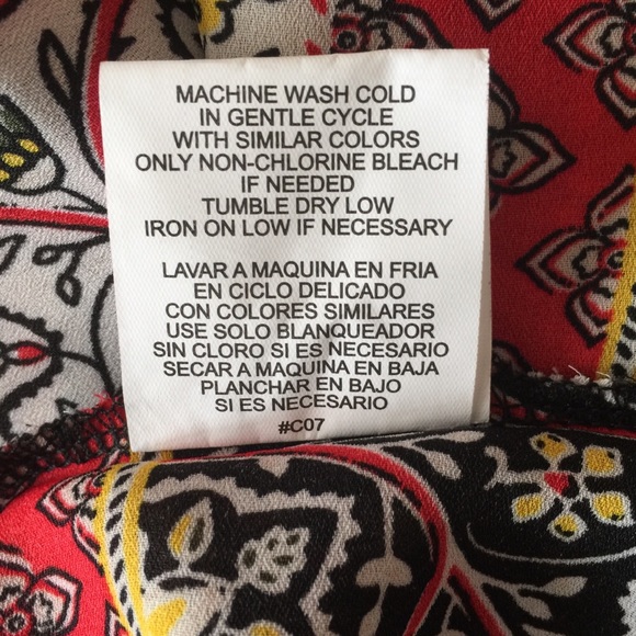 Lily Black Ruffle One Shoulder Floral Top Size XL - Picture 8 of 8